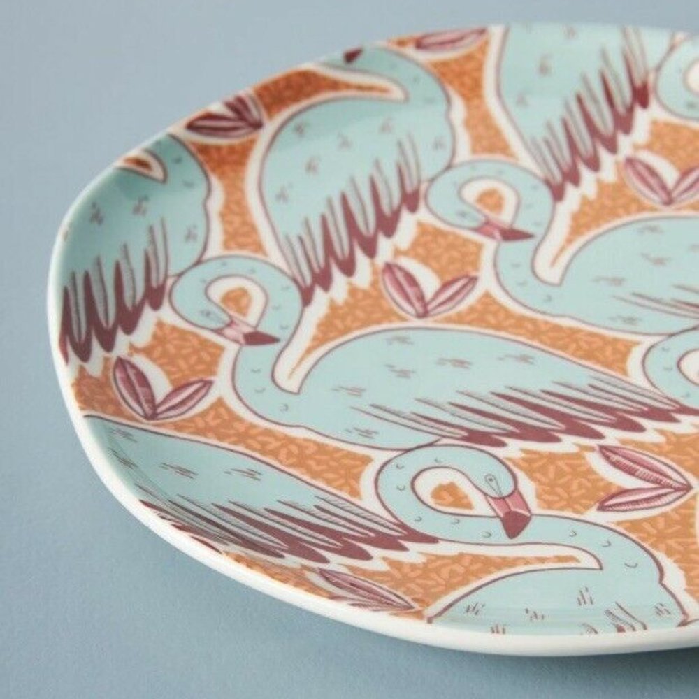 Set of 4 piece Anthropologie Macaria Dessert Plate - Picture 5 of 8